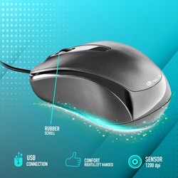 Raton Ngs Easy Delta Optico 1200dpi Usb Negro | Quonty.com | EASYDELTA