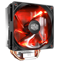 Refrigerador Cpu Cooler Master Hyper 212 Intel Amd Led-Rojo | Quonty.com | RR-212L-16PR-R1