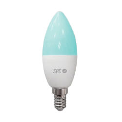 

Bombilla Inteligente Spc Sirius 350 - Blanca+Color - 4.5w (Equivalente