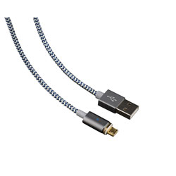 

Cable Usb Bluestork Usb2.0 A/M - Micro Usb2.0 B/M 1.2m Negro/Oro/Blanc