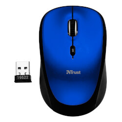 

Ratón Mini Óptico Inalámbrico Trust Yvi 2.4ghz 800/1600 Dpi Azul Y Neg