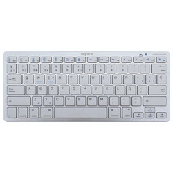 Teclado Approx Appmx300bts Bluetooth 3.0 Plateado | Quonty.com | APPMX300BTS