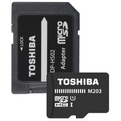 

Microsd Toshiba 16gb Cl10 Uhs-I Adaptador Sd