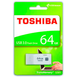 

Pendrive Toshiba 64gb Usb3.0 Hayabusa Blanco