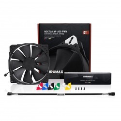 Ventilador 20cm Noctua Nf-A20 Pwm Ch.Bk.S Chromax Black Negro | Quonty.com | NF-A20PWMCH.BK.S