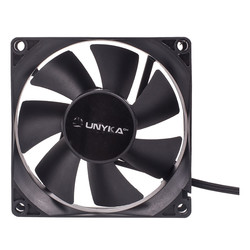 Ventilador 8cm Unyka 2.000rpm Negro | Quonty.com | 51786