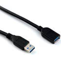 Cable Nano Cable Usb3.0 A/M - Usb3.0 A/H 2.0m Negro | Quonty.com | 10.01.0902-BK