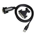 Cable Usb Conversor Serie Nano Cable A/M-Rs232 Db9/M Db25/M | Quonty.com | 10.03.0002