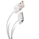Cable Usb Nano Cable Usb2.0 A/M - Ipod 0.8m Blanco | Quonty.com | 10.10.0101