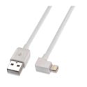 Cable Usb Nano Cable Usb2.0 A/M - Lightning/M 1.0m Blanco | Quonty.com | 10.10.0501-W