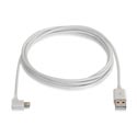 Cable Usb Nano Cable Usb2.0 A/M - Lightning/M 2.0m Blanco | Quonty.com | 10.10.0502-W