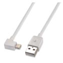Cable Usb Nano Cable Usb2.0 A/M - Lightning/M 2.0m Blanco | Quonty.com | 10.10.0502-W