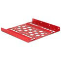 Adaptador Ssd/Hdd Delock De 2.5&Quot; A 3.5&Quot; Rojo | Quonty.com | 21290