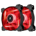 Ventilador Caja Corsair Air Af120 Led-Rojo 120mm 2unds | Quonty.com | CO-9050016-RLED