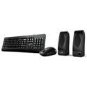 Combo Teclado/Raton/Altavoz Genius Kms-U130 Usb Negro | Quonty.com | 31280005401
