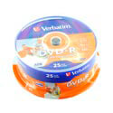 Dvd-R Verbatim 4.7gb 120min 16x Printables 25unds | Quonty.com | 43538