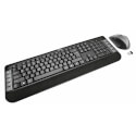 Trust Teclado + Ratón Inalámbrico Tecla. Multimedia. Negro | Quonty.com | 18045