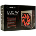 Fuente Unyka 600w Pfc-Pasivo 12cm Atx | Quonty.com | 52035
