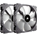Ventilador Caja Corsair Ml140 140mm Pwm Black/White 2unds | Quonty.com | CO-9050044-WW