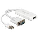 Adaptador/Cable Delock Hdmi A/H - Vga Hdb15/M 0,25m | Quonty.com | 62460