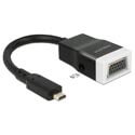 Adaptador Delock Micro Hdmi D/M - Vga Hdb15/H +Audio | Quonty.com | 65589