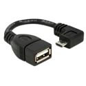 Adaptador/Cable Delock Micro Usb2.0 B/M - Usb2.0 A/H Otg 11c | Quonty.com | 83104
