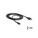 Cable Mhl 2m. Micro Usb 5pin A Hdmi Delock | Quonty.com | 83244