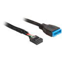 Adaptador Usb 2.0 A Usb 3.0 Delock Para Placa Base | Quonty.com | 83281