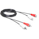 Cable Audio Delock 2rca Macho A 2rca Hembra 5m | Quonty.com | 84005