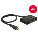 Adaptador Delock Splitter Hdmi A/M A 2x Hdmi A/H 4k | Quonty.com | 87700