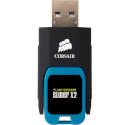 Corsair Voyager Slider X2 128gb 128gb Usb 3.0 Negro, Azul | Quonty.com | CMFSL3X2-128GB