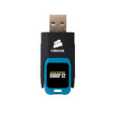 Corsair Voyager Slider X2 256gb 256gb Usb 3.0 Negro, Azul | Quonty.com | CMFSL3X2-256GB