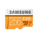 Microsd Samsung Evo 256gb Cl10 Uhs-I Adaptador | Quonty.com | MB-MP256GA/EU