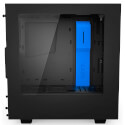 Caja Semitorre Nzxt S340 Mid Negro Y Azul | Quonty.com | CA-S340MB-GB