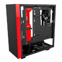Caja Semitorre Nzxt S340 Mid Negro Y Rojo | Quonty.com | CA-S340MB-GR