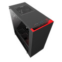 Caja Semitorre Nzxt S340 Elite Mid Negro Y Rojo | Quonty.com | CA-S340W-B4