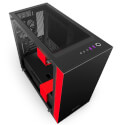 Caja Semitorre Nzxt H400i Smart Matx Negro Y Rojo (Ca-H400w- | Quonty.com | CA-H400W-BR