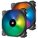 Ventilador 14cm Corsair Ml140 Pro Rgb Premium 2unds | Quonty.com | CO-9050078-WW