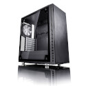 Fractal Caja Define C, Black, Ventana Cristal Templado Atx | Quonty.com | FD-CA-DEF-C-BK-TG
