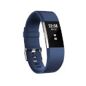 Pulsera Cuantificadora Fitbit Charge 2 Plata 17cm-20cm | Quonty.com | FB407SBUL-EU