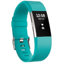 Pulsera Cuantificadora Fitbit Charge 2 Turquesa 17cm-20cm | Quonty.com | FB407STEL-EU