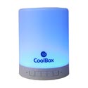 Altavoz Coolbox Bluetooth C/Lampara Led | Quonty.com | COO-BTALED-R1