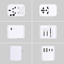 Adaptador De Enchufe Electrico Universal 110-240v | Quonty.com | EW1470