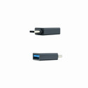 Adaptador Nano Cable Usb C/M - Usb A/H 3.1 Negro | Quonty.com | 10.02.0010