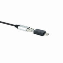 Adaptador Nano Cable Usb C/M - Usb A/H 3.1 Negro | Quonty.com | 10.02.0010