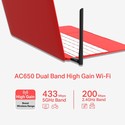 Adaptador Red Mercusys Mu6h Usb2.0 Wifi-Ac/433 Mbps 1antena Dualband | Quonty.com | MU6H