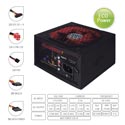 Fuente Approx 500w Pfc-Pasivo 12cm Atx | Quonty.com | APP500PS