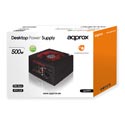 Fuente Approx 500w Pfc-Pasivo 12cm Atx | Quonty.com | APP500PS