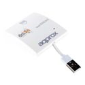 Lector Ext Usb2.0 Approx Dnie + Tarjeta Sanitaria | Quonty.com | APPCRDNILWV2
