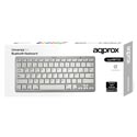 Teclado Approx Appkbbt02s Bluetooth Pc/Ipad/Iphone Silver | Quonty.com | APPKBBT02S